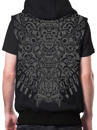 Bonez black psychedelic vest 